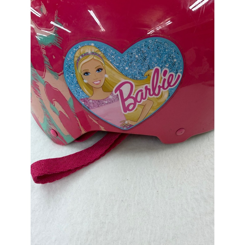 Barbie Pink Skateboarding Roller Skating Helmet Girls Child Size 52-54cm